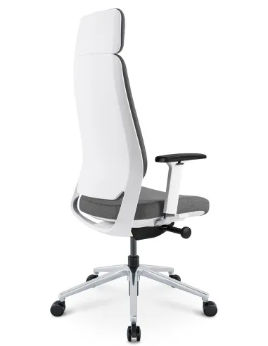 Кресло KRESLALUX FILO-A WHITE (Grey + Grey) эргономичное