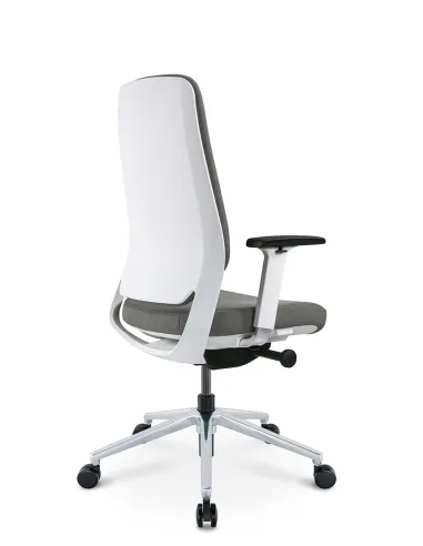 Кресло KRESLALUX FILO-B WHITE (Grey + Grey) эргономичное