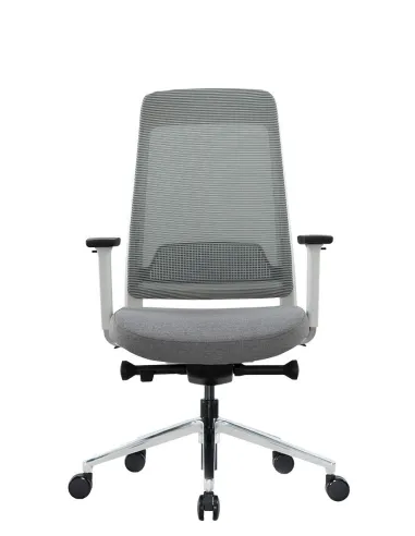 Кресло KRESLALUX FILO-B1 WHITE (Grey + Grey) эргономичное