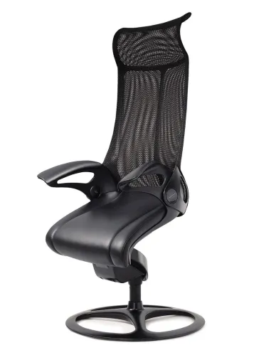 Кресло Okamura Leopard, роботизированное на круглой базе