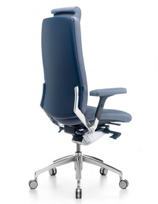 Кресло SITIA BLACK OR WHITE HIGH BACK для руководителя, кожаное 2