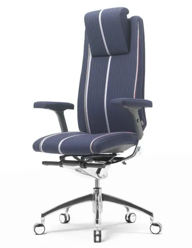 Кресло SITIA BLACK OR WHITE HIGH BACK для руководителя, тканевое