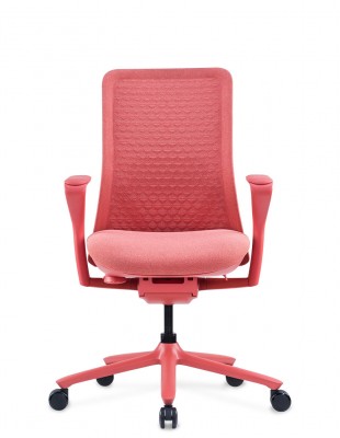 Кресло KRESLALUX POLY ROSE, тканевое, розовое 2