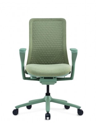 Кресло KRESLALUX POLY NILE GREEN, тканевое, салатовое 2