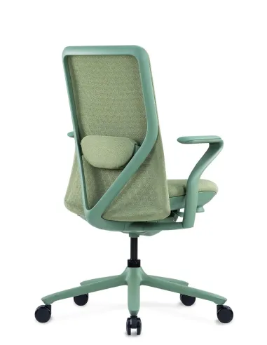 Кресло KRESLALUX POLY NILE GREEN, тканевое, салатовое