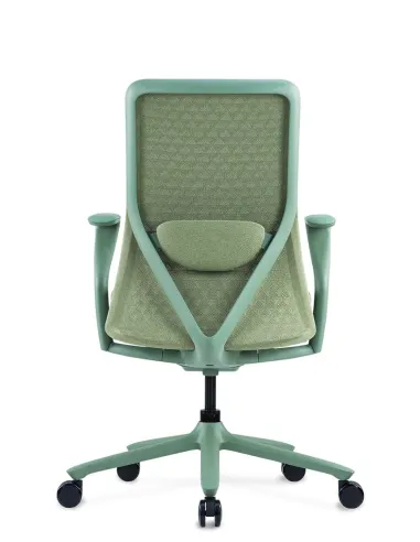 Кресло KRESLALUX POLY NILE GREEN, тканевое, салатовое