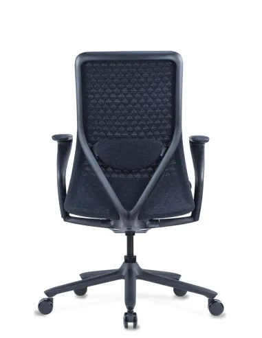 Кресло KRESLALUX POLY PURE BLACK, тканевое