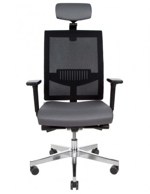 Кресло GROSPOL LEVEL BS HD CHROME для оператора 2