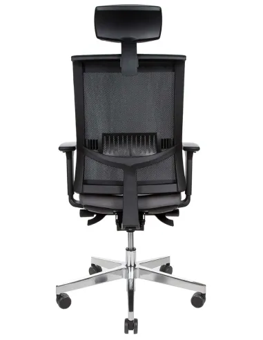 Кресло GROSPOL LEVEL BS HD CHROME для оператора