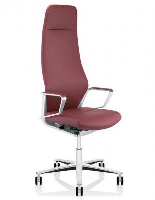 Кресло руководителя ZÜCO SIGNO SG 605, кожаное, красного цвета купить в кабинет директора