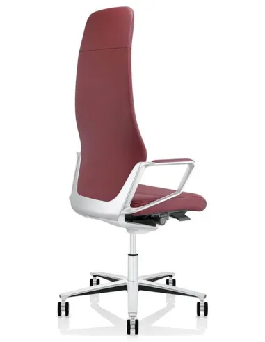 Крісло керівника ZÜCO SIGNO SG 605, шкіряне, червоного кольору, купити в кабінет директора