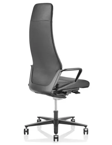 Кресло руководителя ZÜCO SIGNO SG 605, кожаное, midnight black