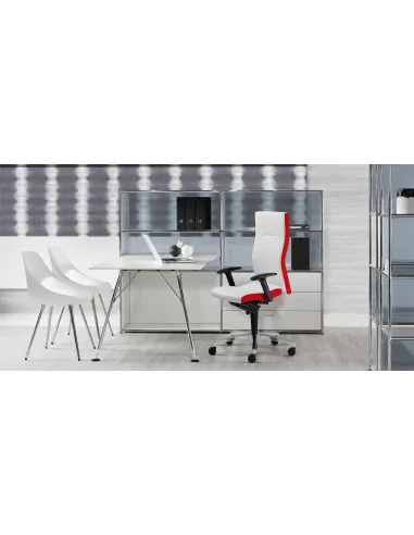 Кресло руководителя ZÜCO CUBO ADVANCED CU 0103, кожаное, Швейцария - купить в Киеве, Одессе, Днепре, Харькове, Львове, Мариуполе