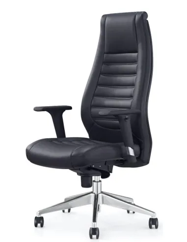 Крісло керівника A1802, екошкіра, чорна - купити недорого в Києві, Харкові, Дніпрі, Одессі, Львові, Вінниці, Франківську