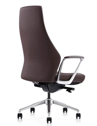 Кресло руководителя A1826, кожаное, коричневое - купить в Киеве, Днепре, Харькове, Одессе, Виннице