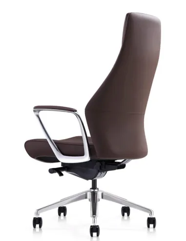 Кресло руководителя A1826, кожаное, коричневое - купить в Киеве, Днепре, Харькове, Одессе, Виннице