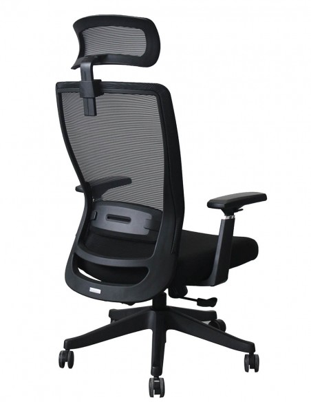 Кресло офисное KRESLALUX OPTI-ON BLACK, для оператора