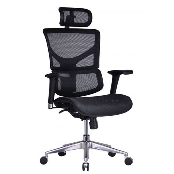 Крісло EXPERT SAIL NEW (SAYM01), ергономічне, колір чорний