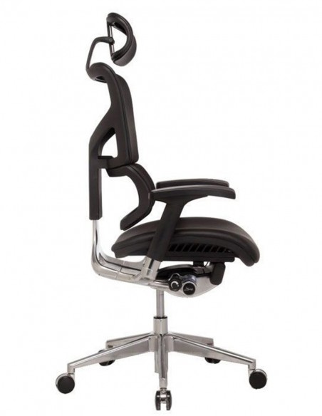 Крісло EXPERT SAIL LEATHER (SAL01-G) для керівника, ергономічне, колір чорний