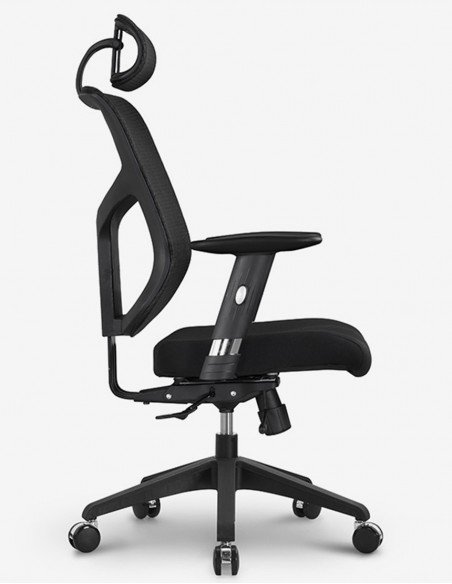 Крісло EXPERT STAR (STE-MF01) для оператора, ергономічне, колір чорний