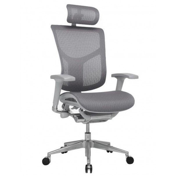 Крісло EXPERT STAR (HSTM01-G) для керівника, ергономічне, колір сірий