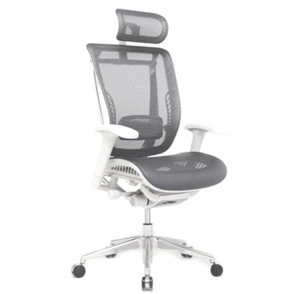 Кресло EXPERT SPRING (HSPM01-G) для руководителя, эргономичное, цвет серый