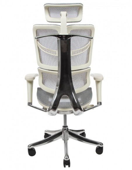 Кресло EXPERT FLY (HFYM01-G) для руководителя, ортопедическое, цвет серый