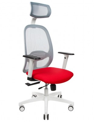 Кресло GROSPOL NODI WS HD для оператора, цвет красный