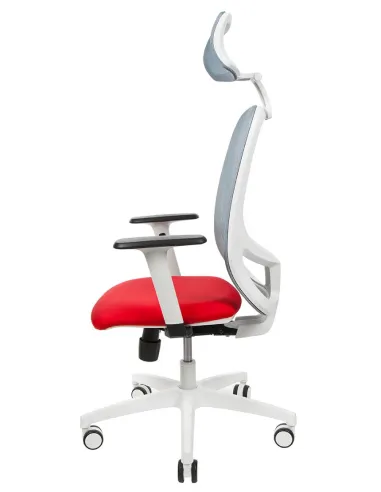 Кресло GROSPOL NODI WS HD для оператора, цвет красный