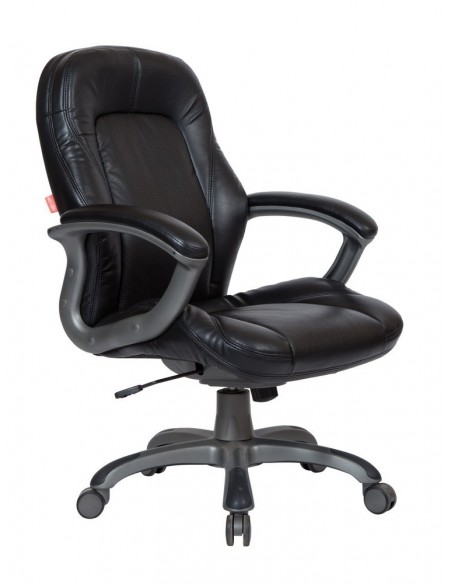 Кресло для руководителя PART-COM Флорида-2, черное, усиленное (до 250 кг)