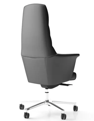 Кресло SITLAND OF COURSE для руководителя, кожа черного цвета