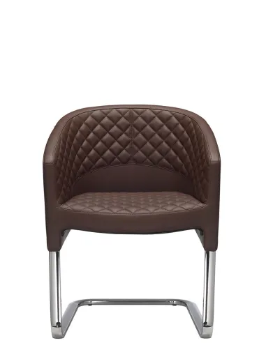 Кресло SITLAND OF COURSE VISITOR, кожаное, для посетителей