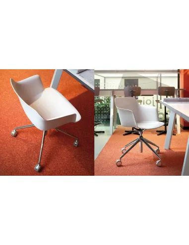 Кресло QUINTI SEDUTE DEEP PLASTIC SOFT, для конференций и гостей - цена Киев, Харьков, Днепр, Одесса, Львов, Запорожье