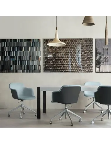 Кресло QUINTI SEDUTE DEEP PLASTIC SOFT, для конференций и гостей - цена Киев, Харьков, Днепр, Одесса, Львов, Запорожье