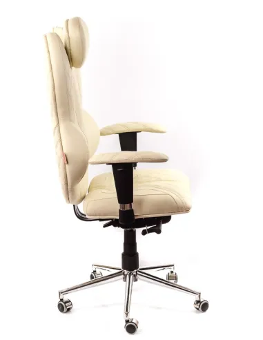 Кресло для руководителя, ортопедическое Kulik System Grande песочное