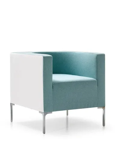 Лаундж кресло QUINTI SEDUTE HUB, тканевое, на ножках