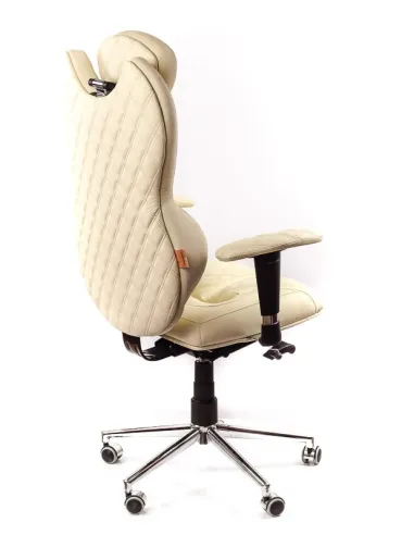 Кресло для руководителя, ортопедическое Kulik System Grande песочное