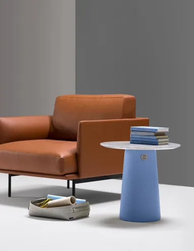 Лаундж кресло QUINTI SEDUTE NEW YORK, кожаное