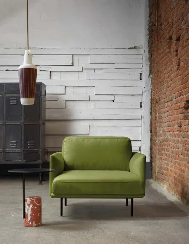 Лаундж кресло QUINTI SEDUTE NEW YORK, кожаное