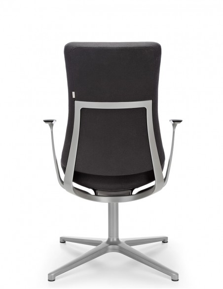Крісло PROFIM VIOLLE (130F PU) GRAPHITE, для конференцій, тканинне, купити якісні конференц крісла для переговорів