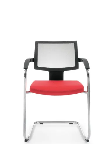 Кресло PROFIM XENON NET 20V CHROME, для посетителей, с подлокотниками