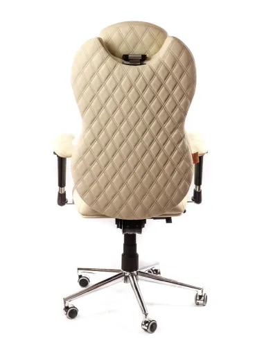 Кресло для руководителя, ортопедическое Kulik System Grande песочное