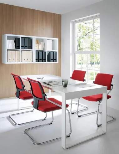 Кресло PROFIM XENON NET 20H BLACK, для посетителей, на ножках - цена Киев, Львов, Днепр, Харьков, Одесса, Винница, Черновцы