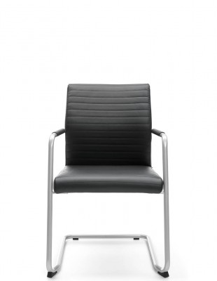 Кресло посетителя PROFIM ACOS PRO 30V METALLIC, кожа с прострочкой 2