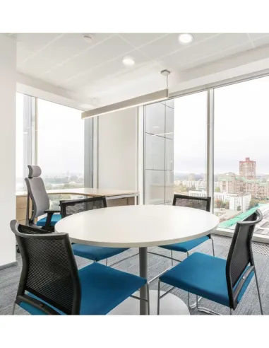 Кресло PROFIM ARIZ 570V CHROME, для конференций, аудиторий, со столиком - цена Киев, Львов, Днепр, Харьков, Одесса, Черновцы