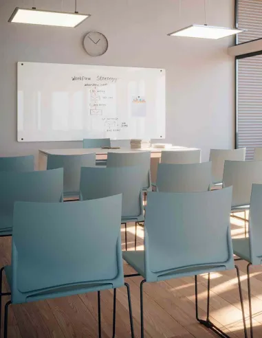 Кресло PROFIM ARIZ 570V CHROME, для конференций, аудиторий, со столиком - цена Киев, Львов, Днепр, Харьков, Одесса, Черновцы