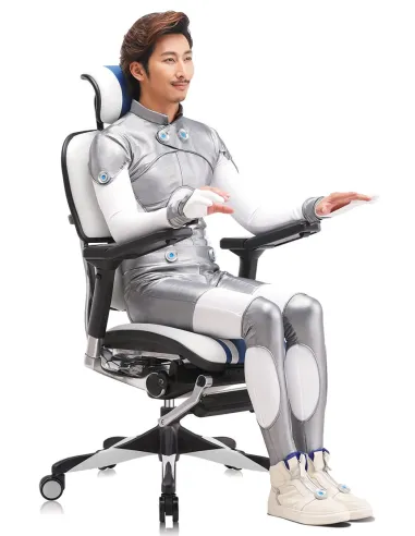 Кресло компьютерное ERGOHUMAN ELITE GAMING MARS (M-EHPE-AB-HAL-MLWT), эргономичное - цена Киев, Харьков, Днепр, Одесса, Львов