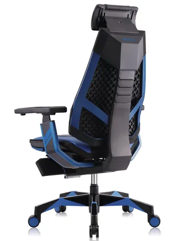 Кресло компьютерное GENIDIA GAMING (M-GN-BB-HAL-ML-BL), с подставкой для ног - цена Киев, Харьков, Днепр, Одесса, Львов