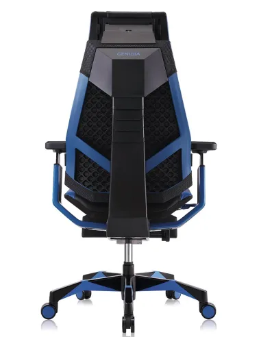 Кресло компьютерное GENIDIA GAMING (M-GN-BB-HAL-ML-BL), с подставкой для ног - цена Киев, Харьков, Днепр, Одесса, Львов