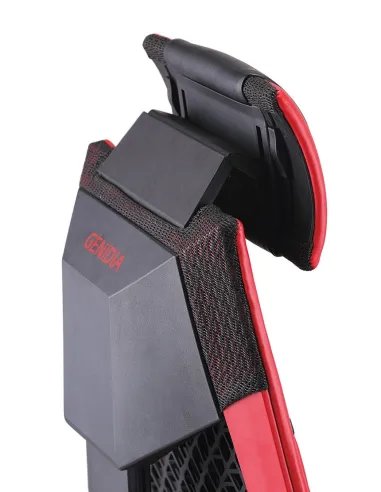 Кресло компьютерное GENIDIA GAMING (M-GN-BB-HAL-ML-WT), с подставкой для ног - цена Киев, Харьков, Днепр, Одесса, Львов